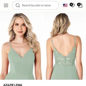 Azazie Agave Bridesmaid Dress